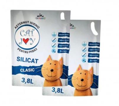 Asternut pisici Silicat Cat Joy 2x3.8L de la Supermarket Pentru Tine Srl