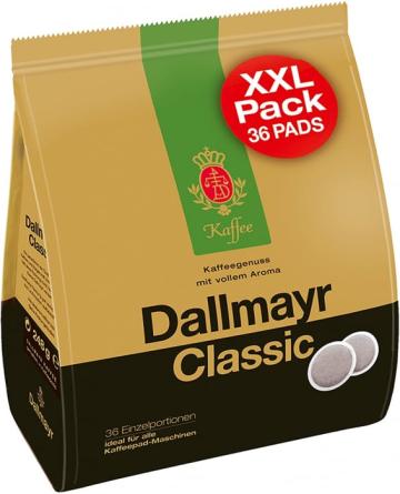 Cafea Dallmayr Classic paduri Senseo XXL 62mm monodoze 36buc