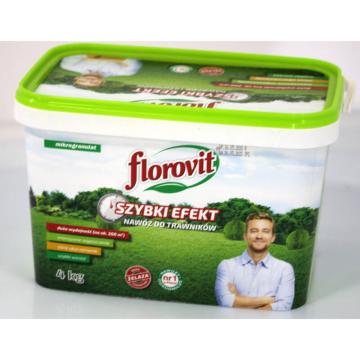 Ingrasamant pentru gazon cu efect rapid Florovit 4 kg de la Loredo Srl