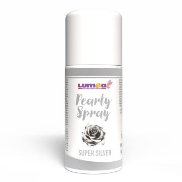 Colorant alimentar spray Argintiu Super, 100ml - Lumea