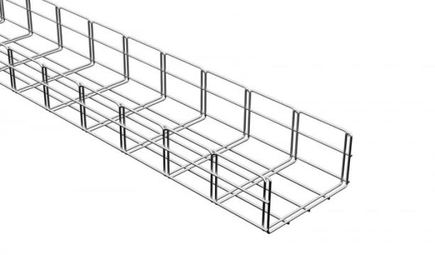 Canal cablu metalic 200x100mm din sarma mesh galvanizat lung de la Ledo Line Srl