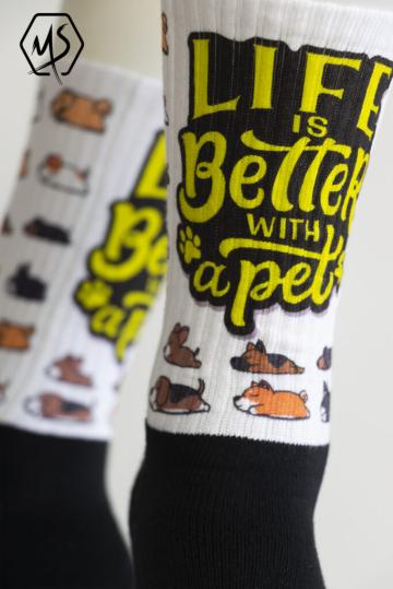 Sosete Better with a pet de la Sockspoint Srl