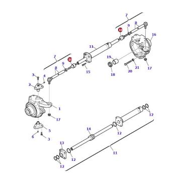 Bieleta directie Komatsu CA0350878 de la Comma - Tech Srl