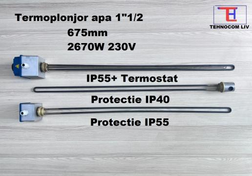 Termoplonjoare incalzire apa de 1-1/2", 10 2670W de la Tehnocom Liv Rezistente Electrice, Etansari Mecanice