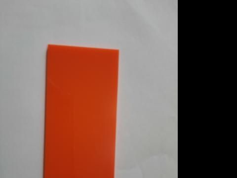 Plexiglas orange 3mm