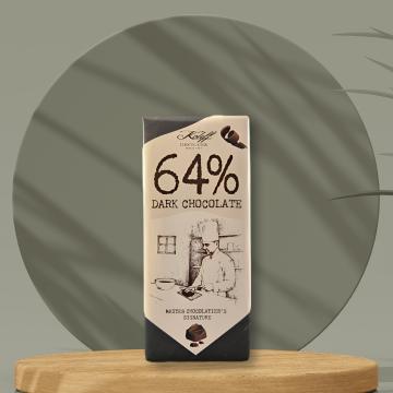 Ciocolata neagra 64% cacao 90g