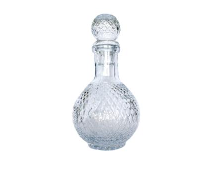 Decantor pentru bauturi cu dop tip toi, sticla, 1050 ml