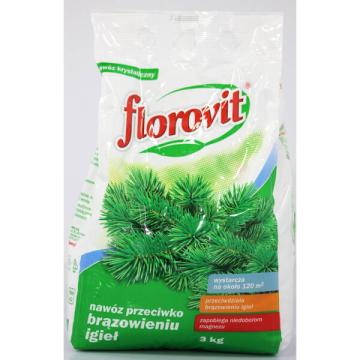 Ingrasamant impotriva acelor maro la conifere Florovit 3 kg de la Loredo Srl