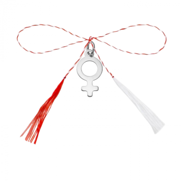 Pandantiv martisor din argint, simbol Venus, ambalaj inclus de la Atelier Lolit Srl