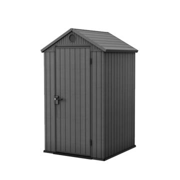 Casuta de gradina din plastic Darwin 4x4 gri