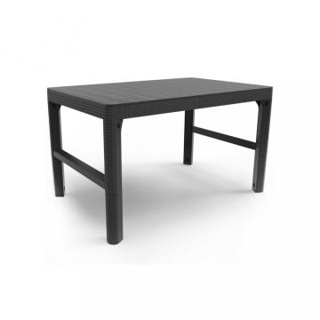 Masa de gradina din ratan Lyon, grafit de la Leziter Kft.