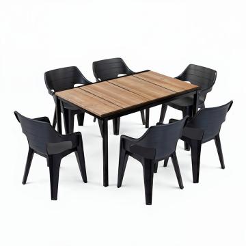 Set de mobilier de gradina Keter Ravello 6 in 1 de la Leziter Kft.
