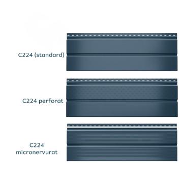 Lambriu metalic Micronervurat Caretta C224 Lustro 0.50 mm de la Depozit Virtual