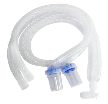 Circuit de respiratie/ventilatie, adult - tub 1,8 m cu piesa de la Medaz Life Consum Srl