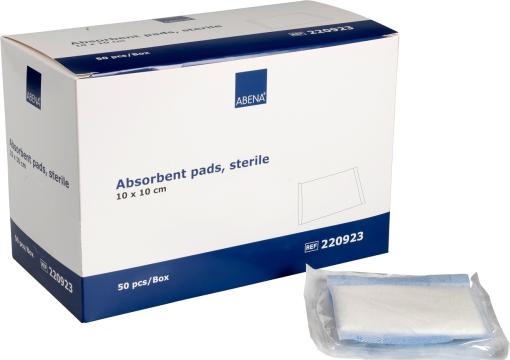 Comprese sterile absorbante din celuloza - 10 cm x 10 cm de la Medaz Life Consum Srl
