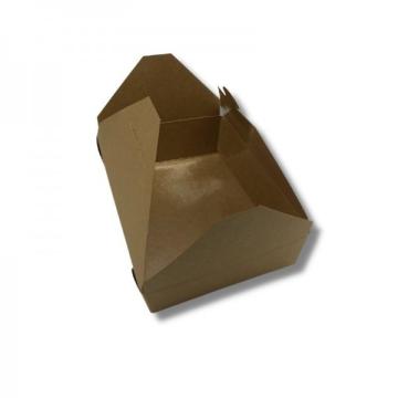 Cutie carton kraft, take-away, 4 clapete, 1350cc (50buc)