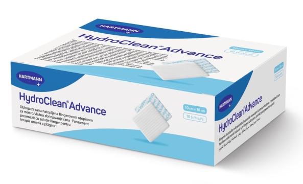 Pansament hidro-reactiv HydroClean Advance 10 x 10 cm, 10buc