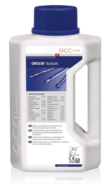 Dezinfectant instrumentar gata preparat Orolin Burbath - 1L de la Medaz Life Consum Srl