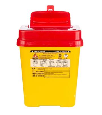 Recipient plastic pentru deseuri intepatoare taietoare 3.2L