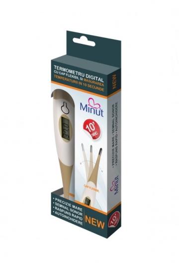 Termometru digital cu varf flexibil - Minut de la Medaz Life Consum Srl