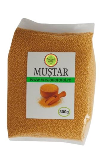 Mustar alb boabe 300 gr, Natural Seeds Product