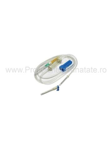 Perfuzor Helpset Luer - ac metalic de la Profi Pentru Sanatate Srl