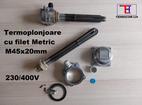 Termoplonjor incalzire ulei L590mm 2kWati M45x20mm