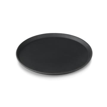Tava servire antialunecare neagra 40 cm