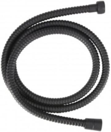 Furtun dus inox negru 1173 1.5m