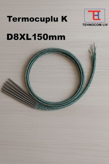 Senzor temperatura 8x150mm TC-K Cr-Al