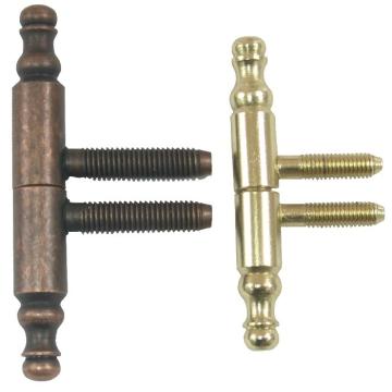 Balama cilindrica 2 tije ornamentala cupru antic, 9x56mm de la URBANIX SRL