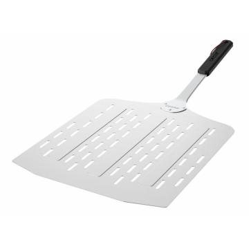 Paleta pentru pizza din aluminiu cu gauri cozze, 75x40x35cm