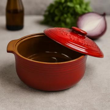 Oala ceramica traditionala pentru sarmale sau fripturi, 4 L de la Atelier 49