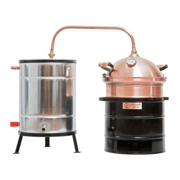 Cazan tuica 35 litri, amestecator, focar pentru arzator gaz de la Baralchim Srl