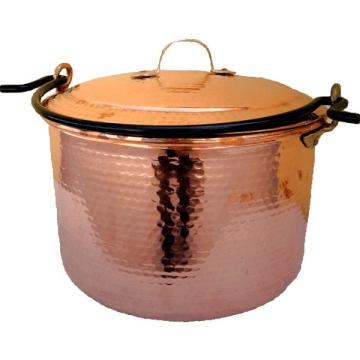 Oala din cupru 40 litri, cu capac si toarta de la Baralchim Srl