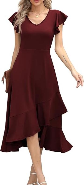 Rochie eleganta de vara, lungime peste genunchi de la Molifag Srl