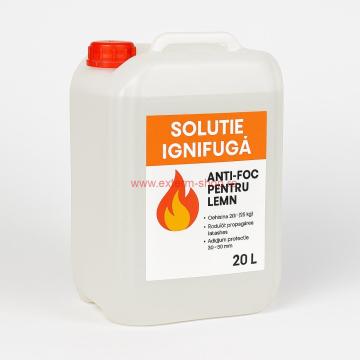 Solutie ignifuga anti-foc - canistra 20 L / 25 kg de la Exterm Rom Trading Srl