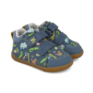 Ghete baieti barefoot impermeabile, imblanite Garvalin 25131