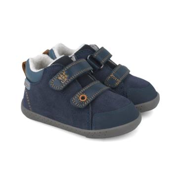 Ghete baieti bleumarin barefoot impermeabile, imblanite Garv