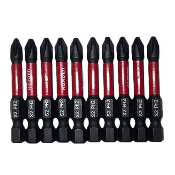 Set 10 biti de impact PH2 lungi 50mm Harden 550562 de la Marisim Total Instal Srl