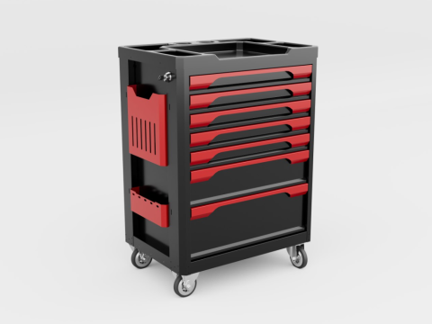 Carucior profesional cu 7 sertare Pro Tool Trolley de la Caldor Heat &Engineering Srl