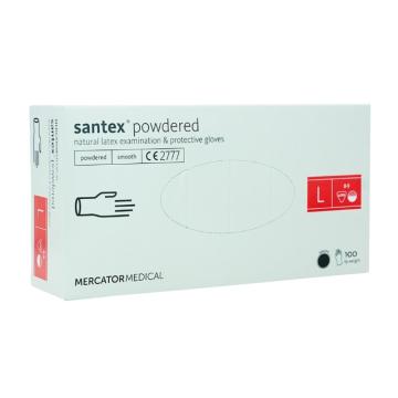 Manusi latex pudrate Santex set 100 buc. de la Servexpert Srl