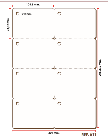 Etichete otel beton fasonat de la Isamol Graficas