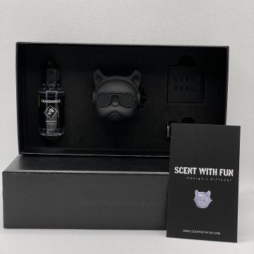 Odorizant auto Bulldog - negru mat, esenta lichida 15 ml