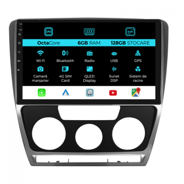 Navigatie android dedicata Skoda Octavia 2 (2004 - 2013)