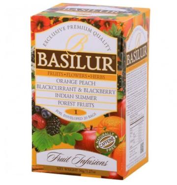 Ceai de fructe plic 2 Basilur Assorted Fruit Infusions Vol.1 de la KraftAdvertising Srl