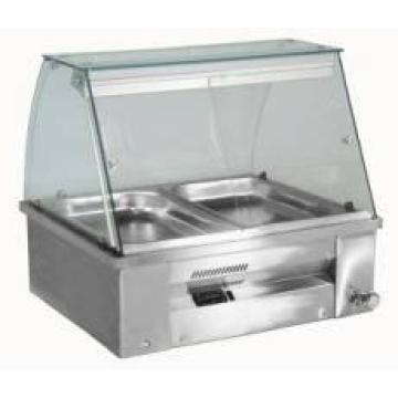 Bain marie de banc cu vitrina sticla, 4GN 1/1 de la Clever Services SRL