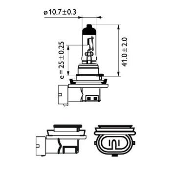 Bec far H11 12V 55W Vision (cutie) Philips de la Auto Care Store Srl