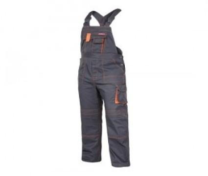 Pantalon lucru bumbac-poliester cu pieptar - M/H-176