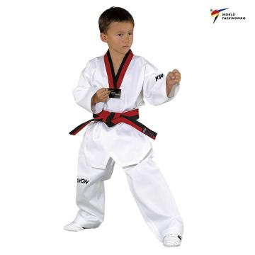 Dobok taekwondo Kwon guler rosu/negru de la SD Grup Art 2000 Srl